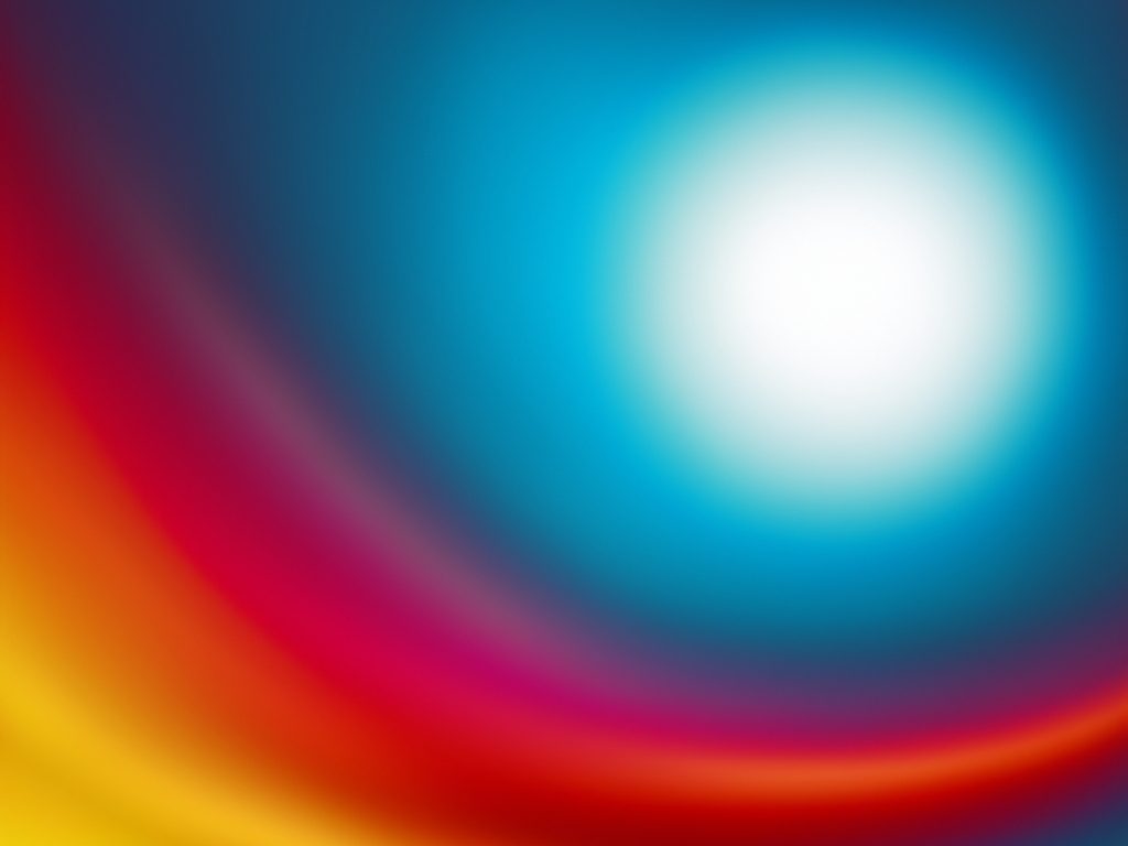 Presunto culpable Fondo abstracto con degradados en azul, rojo y amarillo, y un círculo brillante en el centro.